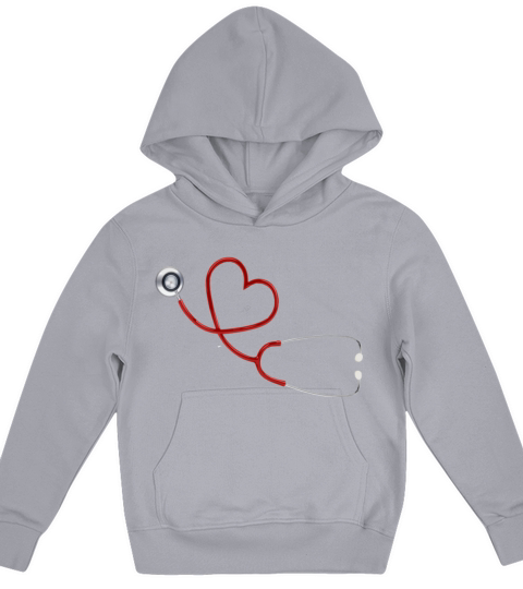 stethoscope heart Kids Hoodie
