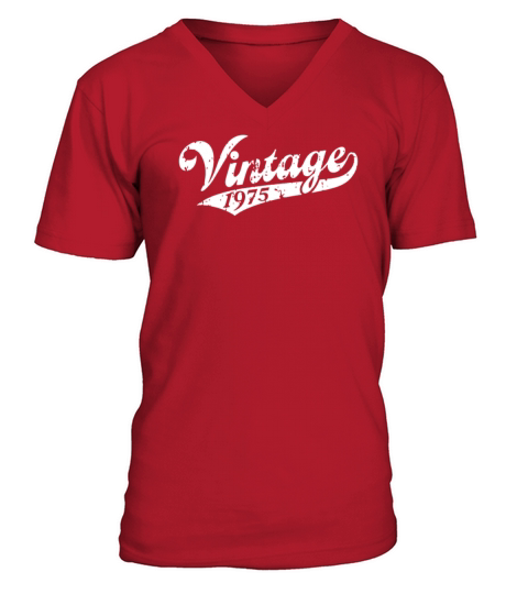Vintage 1975 Men's V-Neck T-shirt