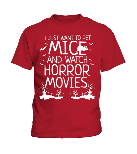 Halloween Pet Watch Horror Movies mice Kids T-Shirt