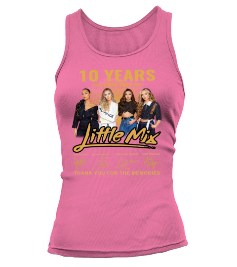 10 years 2011 2021 Little Mix thank you for the memories signatures Tank top Woman