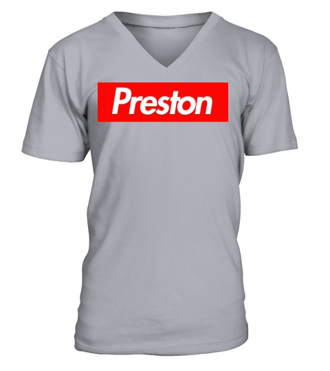 RealPrestonGamez Supreme Box Men's V-Neck T-shirt