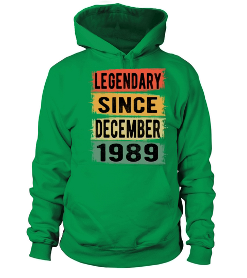 Birthday Retro Legendary December 1989 Women's Hoodie