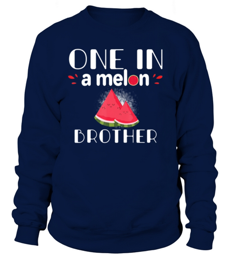 One In A Melon Brother Watermelon Family Matching Women's Sweatshirt