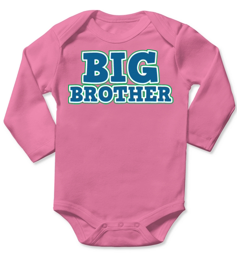 Big Brother Long Sleeve Baby One-Piece