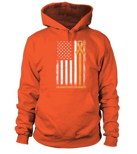 Flag Childhood Cancer Awareness Gift Women's Hoodie