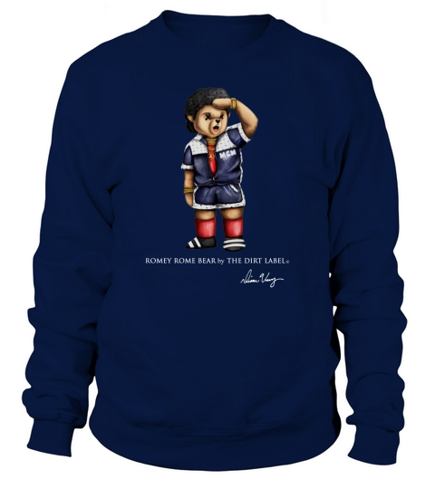 Romey Rome Bear By The Dirt Label Signature Sweatshirt Unisex