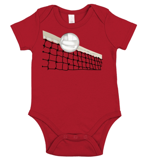 Volleyball Short Sleeve Baby One-Piece