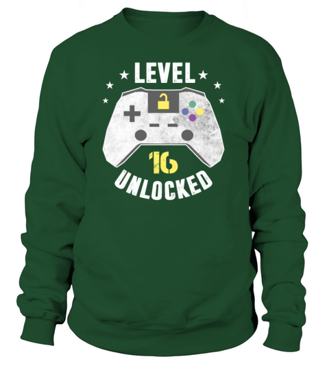 Level 16 Unlocked - 16th Birthday Gift Design Women's Sweatshirt