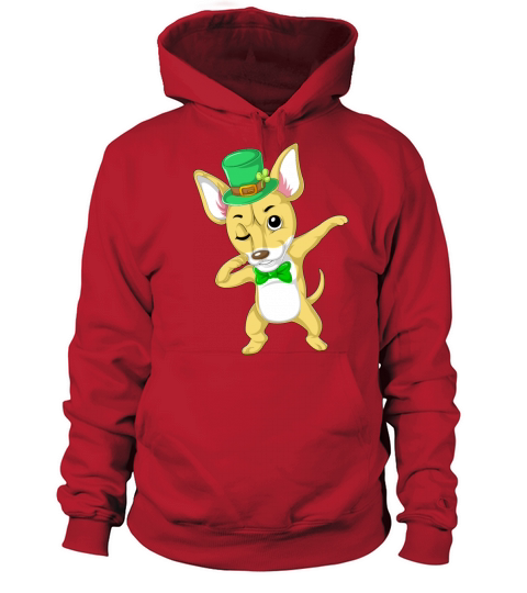 dabbing chihuahua st patricks day Women's Hoodie