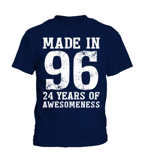 Made In 1996 "24 Years Of Fascination" Kids T-Shirt