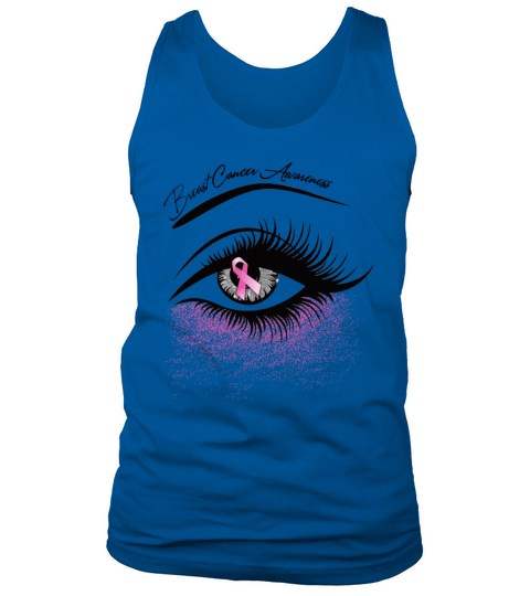 Womens Eyes Breast Cancer Awareness Men's Tank Top