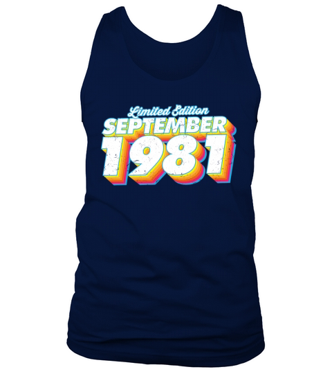 Limited Edition September 1981 Men's Tank Top