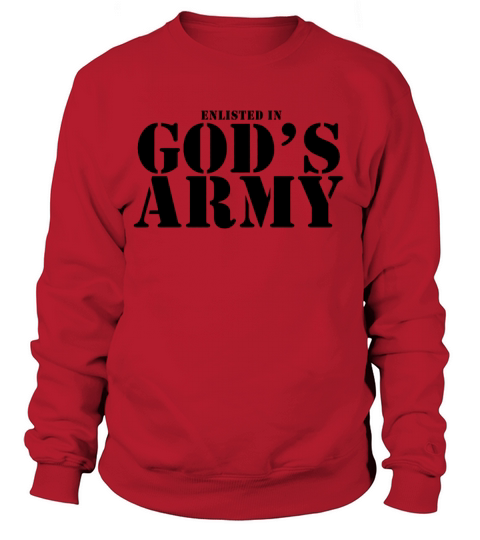 GODS ARMY JESUS CHRISTIAN GOD RELIGION FUN christi Women's Sweatshirt
