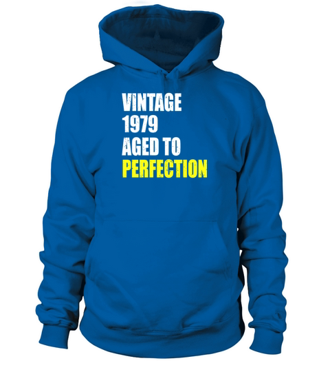 Vintage 1979 aged to perfection 42 birthday gift Men's Hoodie
