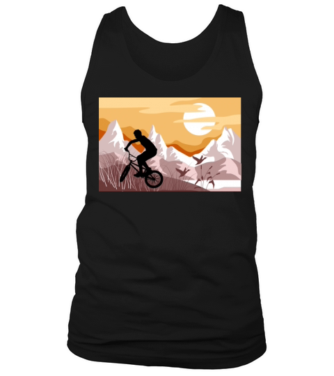 Mountain Biking Desert Trail Men's Tank Top