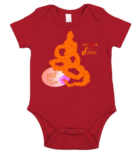 The Birth of a Snake Short Sleeve Baby One-Piece