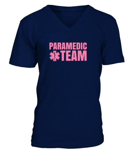 Paramedic team Ambulance Emergency Paramedics Men's V-Neck T-shirt