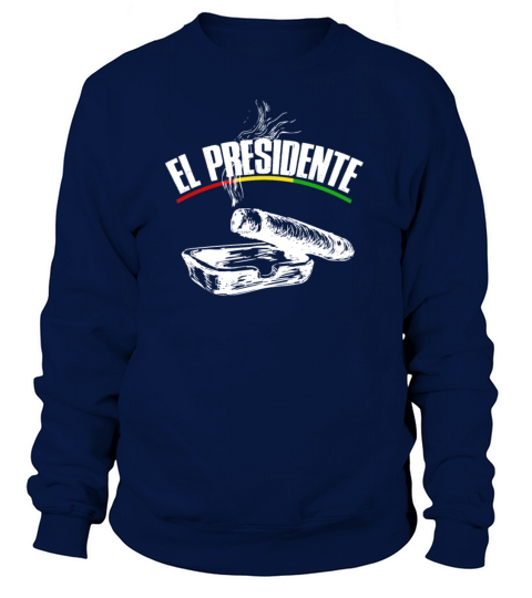 El Presidente Tropico Cuba Cigar Boss Chef Gym Women's Sweatshirt