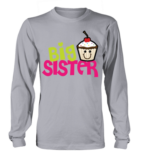 Big sister cupcake Women's Long Sleeve