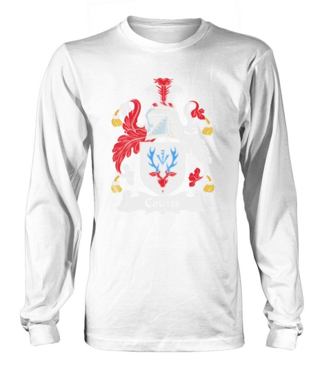 Coutts Family Crest Scottish Family Crests Long sleeved Unisex