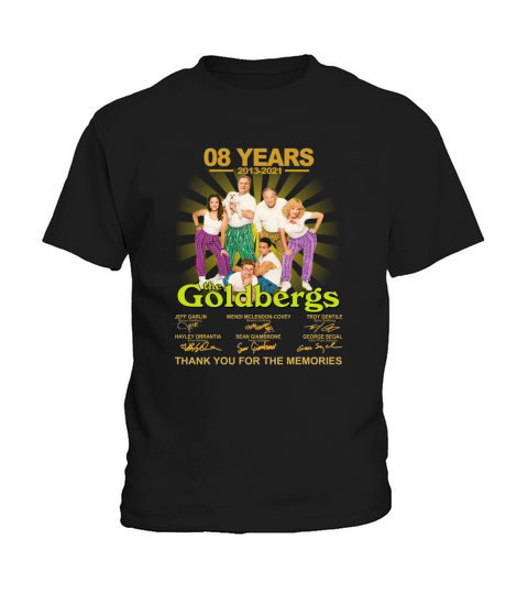 The Goldbergs 05 years 2013 2021 thank you for the memories signatures Kids T-Shirt
