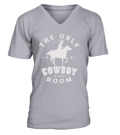 Cowboy Cowboys Western Horses Gift Men's V-Neck T-shirt