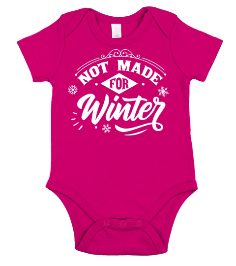 Not Made For Winter Short Sleeve Baby One-Piece
