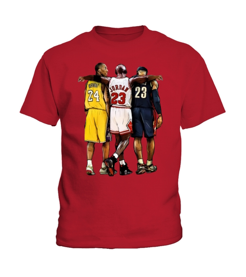 Kobe Jordan James The Greatest of All Time - Ladies Flowy Tank Kids T-Shirt
