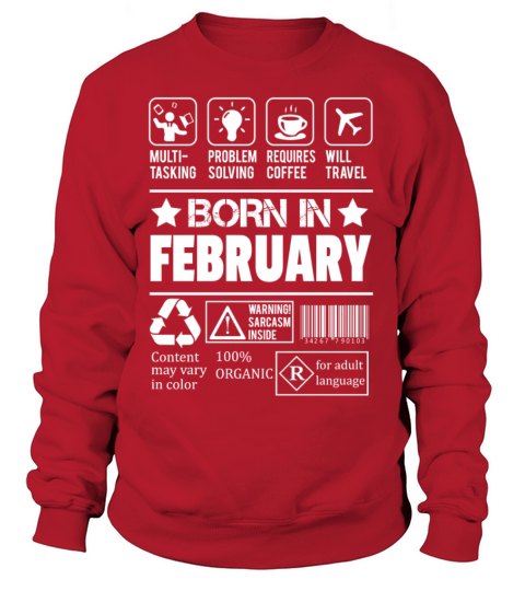 Born In February Women's Sweatshirt