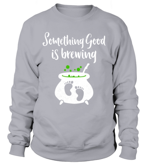 Funny Halloween Pregnancy Shows Baby Brow Gifts Women's Sweatshirt