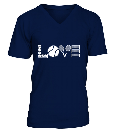 Love Tennis Shirt V-Neck T-shirt