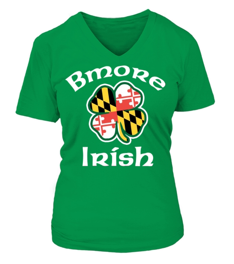 Baltimore Bmore Irish Women's V-Neck T-shirt