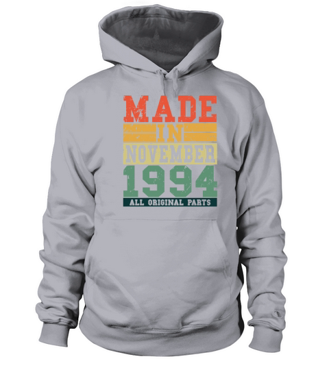 1994 Birthday November Vintage Saying Men's Hoodie
