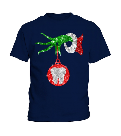 Nurse Grinch hand holding clinic dental ornament Kids T-Shirt