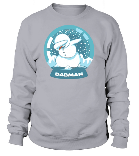 Dabbing Snowman Dab Snow Globe Dancing Christmas Women's Sweatshirt