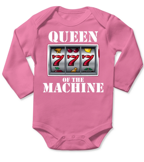 Queen Of The Machine Long Sleeve Baby One-Piece