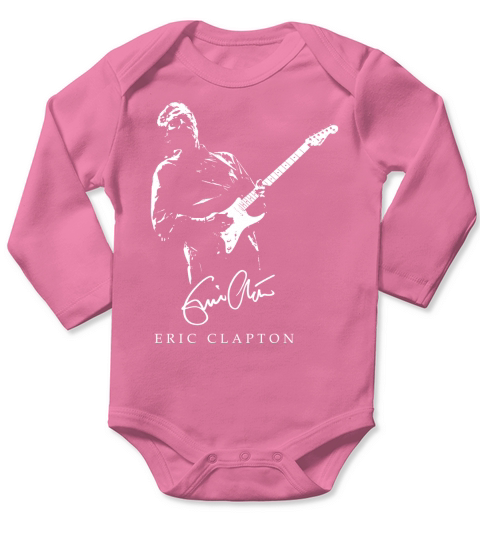 Eric Clapton Long Sleeve Baby One-Piece