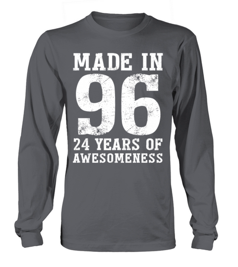 Made In 1996 "24 Years Of Fascination" Men's Long Sleeve