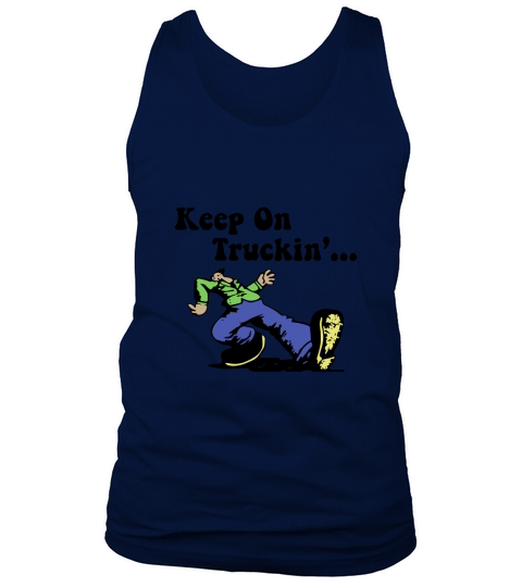 Vintage Keep on Truckin 1970s Men's Tank Top
