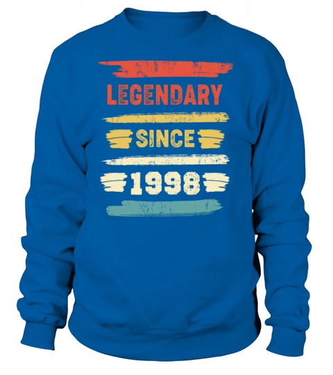 Retro Birthday Gift - Vintage Legendary Since 1998 Women's Sweatshirt