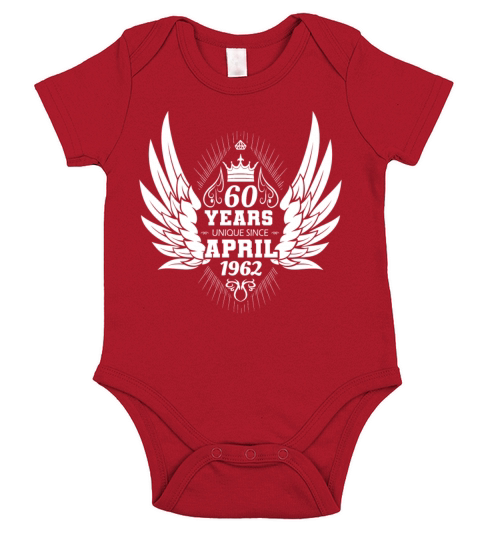 60th birthday gifts born in 1962 Short Sleeve Baby One-Piece