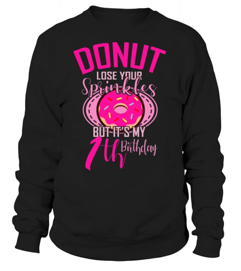 1st Birthday Girl DONUT Gift Birthday Party Women's Sweatshirt