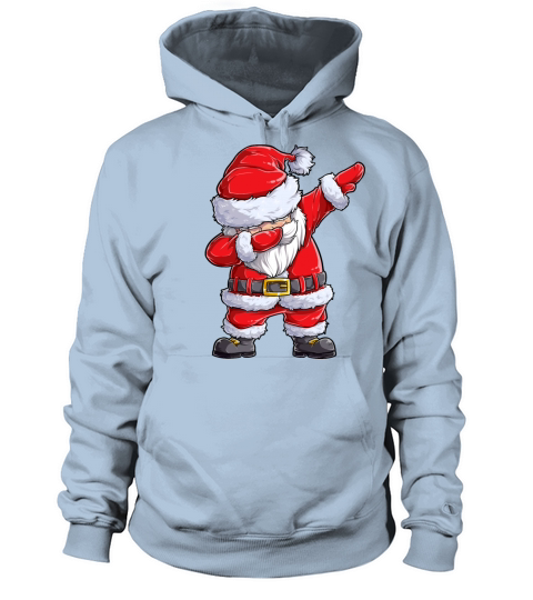 Christmas Shirts for Boys Kids Dabbing Santa Xmas Women's Hoodie