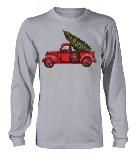 Vintage Wagon Christmas Women's Long Sleeve