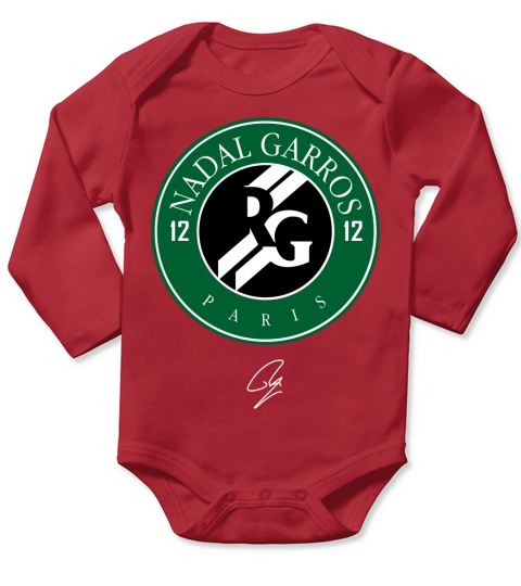 Rafael Nadal - 12 Roland Garros Long Sleeve Baby One-Piece