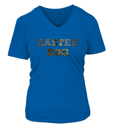 Easter Egg V-neck T-Shirt Woman