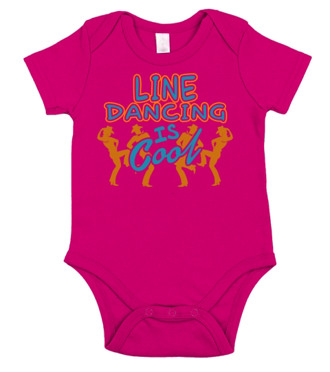 LINE DANCING IS COOL SHIRT Short Sleeve Baby One-Piece