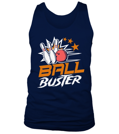 Funny Bowling Team Bowler Strike Gift Idea Men's Tank Top