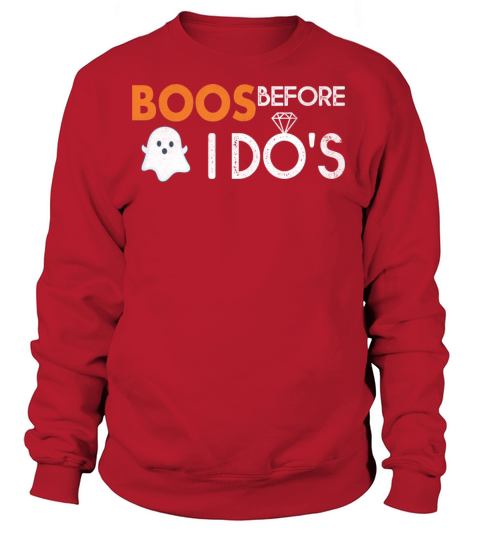 Boos Before I Dos Boochelorette Halloween Women's Sweatshirt