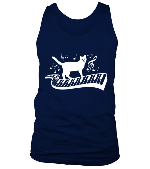 Piano cat Men's Tank Top